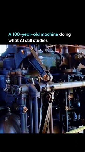 AI Tutorials & Future Tech on Instagram: "This 100 year old engine produced 600 horsepower at just 100 RPM. No software. No sensors. No neural networks. Just torque, flywheel mass, crankshaft leverage, and mechanical advantage. These slow-speed stationary engines powered factories, mills, compressors, and industrial equipment long before electric motors became standard. Massive rotational inertia. Oversized crank geometry. Continuous torque delivery. This is mechanical intelligence, long before 