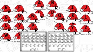 Celebrate Winter and Christmas with this Santa hat puzzle math and literacy center resource! This set includes six different games and activities with a fun Santa theme so students can practice their math and literacy skills. Save 25% with code CYBER23 ends 11/28. TKS - https://bit.ly/SantaPuzzlesTKS TPT - https://bit.ly/SantaPuzzlesTPT | Kindergarten Smorgasboard | Facebook