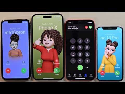 iPhone 14Pm iPhone Xr iPhone 12 iPhone 12 mini Incoming call facetime Outgoing call