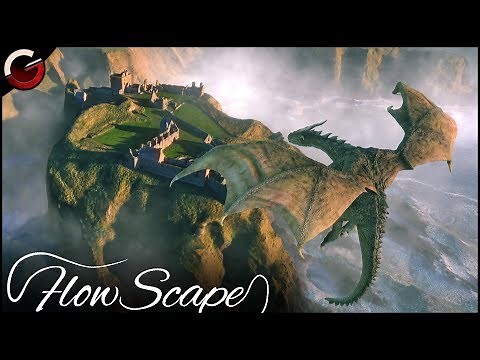 CREATE A PARADISE FANTASY WORLD! Nature Building Game | FlowScape Gameplay