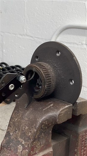 Mercedes E55 AMG Front Wheel hub and bearing #mercedes #diy #AMG #mechanic #restoration #cars #automotive | WeWrench