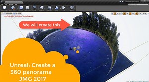 Unreal tutorial: Create a 360 panorama with masks and transparencies
