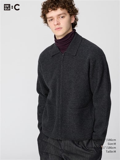 Unisex KNITTED FULL ZIP JACKET | UNIQLO CA