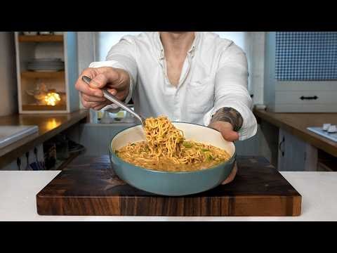"Upgraded" Ramen Noodle HACK!! (Make Packet Ramen better)