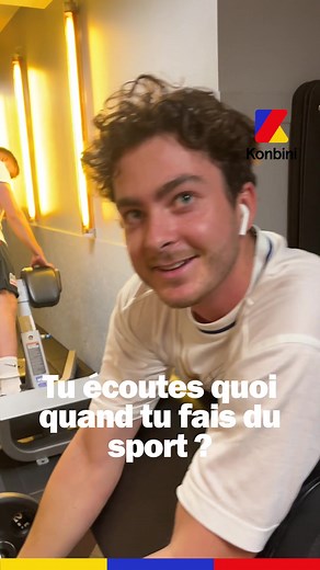 Alors, ça écoute à la salle de sport ? Les gars en réunion en même temps, on vous voit 👀 #tiktokacademie #tiktokmusic #sportlover #konbini