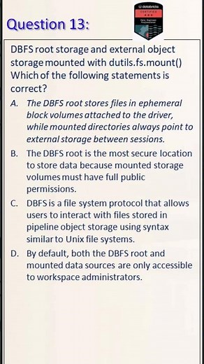 13. databricks professional certification | databricks interview questions | #databrickscertificate