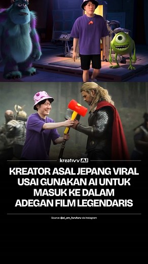 Kreator Jepang 'AI Am FuruFuru' Masuk ke Adegan Film Legendaris
