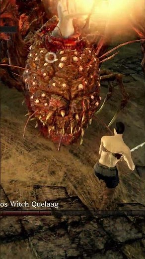 Chaos Witch Quelaag Destroyed | Ashen Widow of Chaos 🔥 (Dark Souls Remastered) #bossfight #eldenring