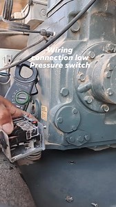 Wiring connection Low pressure switch #reelsvideoシ #everyone #refrigerationtech #lowpressureswitch #HVACTech #BuhayTechnician | Alfe Logente