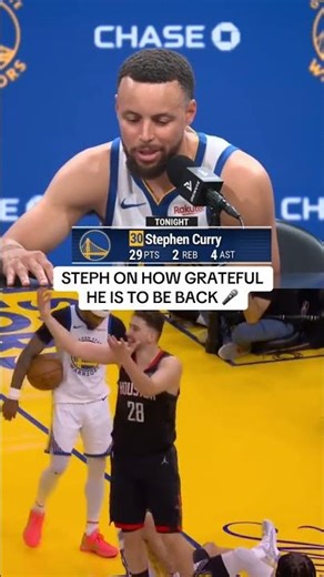 Steph is back and he couldn’t be happier about it ‼️