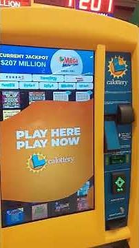Lottery machine in Los Angeles gets developed. CA Lottery. PowerBall, MegaMillions. SuperLottoPLUS.