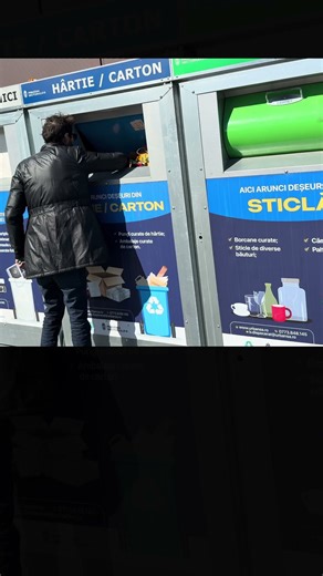 Recycling Bins in Romania Plastic Electronics Paper Cardboard Glass Bins Part 3