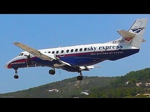Sky Express Jetstream 41 - Landings & Takeoffs @ Skiathos, the Second St Maarten Plane Spotting
