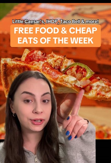 Here’s a recap of the FREE food & cheap eats you can find this week! Enjoy deals at Little Caesar’s, Taco Bell, IHOP, Nothing Bundt Cakes, Panera, Arby’s, Shake Shack, Carl’s Jr., Jack in the Box, MOD Pizza, Tijuana Flats, SONIC, Cici’s Pizza, Checker’s and Rubio’s #cheapeats #freebies #fastfood #fooddeals