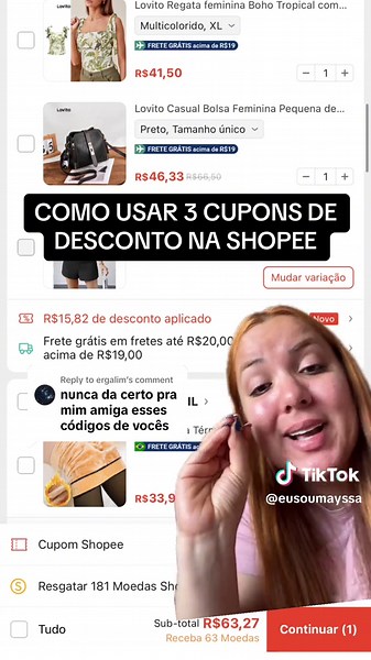 Como Usar Cupons de Desconto na Shopee