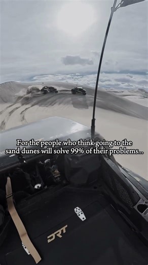 Going to the dunes will solve all your problems!! #fyp #facts #problemsolved