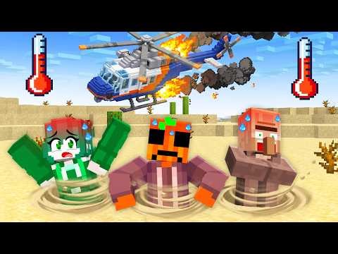 TUVIMOS un ACCIDENTE de HELICOPTERO en Minecraft…