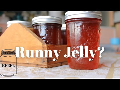 What to do when your jelly doesn’t set up or Saving runny Jelly