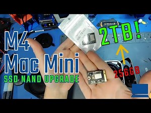 Upgrading the M4 Mac Mini SSD NANDs to 2TB!