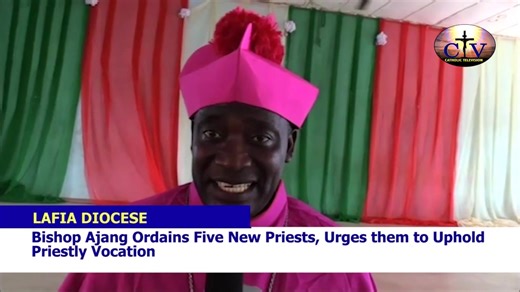 10K views · 603 reactions | Bishop Ajang Ordains Five New Priests, Urges Them to Uphold Priestly Vocation Subscribe and follow us on all of our social media handles @Catholic Television of Nigeria for interesting stories from the church and around the world, you can also watch us live on GOTV on channel 115. CTV NEWS ©2025. | Catholic Television of Nigeria | Facebook