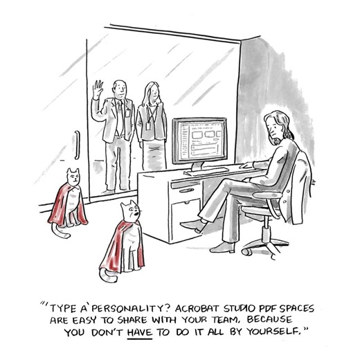 Acrobat PDF Spaces: for when you want to do it all, but also don’t. | Adobe Acrobat