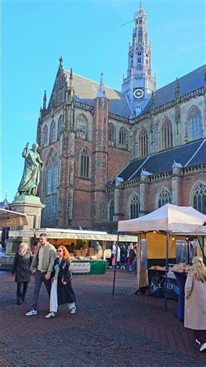 Exploring Haarlem in 60 Seconds | Cozy Dutch Streets