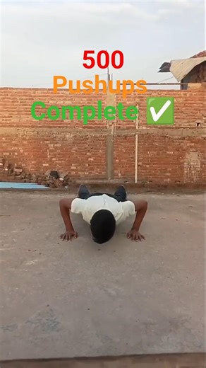 500 pushups challenge day 55/90✔️📈 #pushups #500pushups #shorts #shortsfeed #hard #fitness