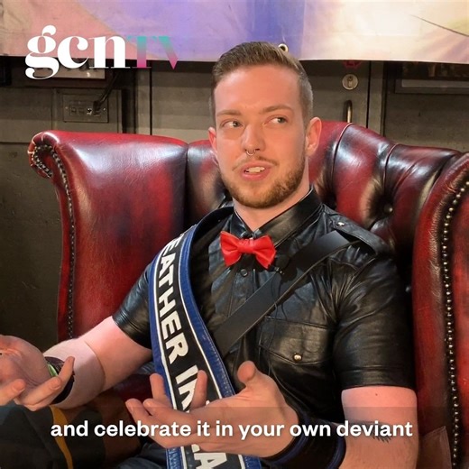 "The #leather scene was born as the reclamation of queerness and...