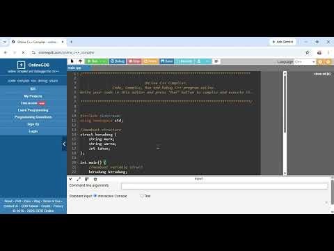 PENJELASAN STRUCTURE DATA PROGRAM PADA C++
