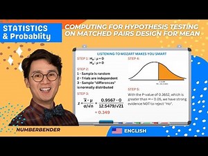 Statistics - Hypothesis Testing on Matched Pairs Design for Mean