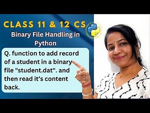 Python function to add record of a student in a binary file student.dat