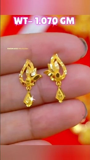 Regular use gold earring design 🔥😍#shorts #shortsfeed #viralvideo #jwellery