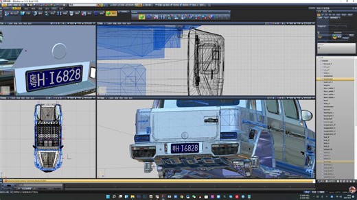 ZM3添加车牌教程简单版【ZModeler3】