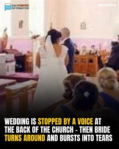 15K views · 46 reactions | Wedding is stopped by a voice at the back of the church - then bride turns around and bursts into tears  Check the comments | I Love Jesus Christ | Facebook
