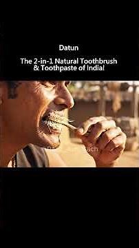 Neem Datun: India’s 2-in-1 Natural Toothbrush & Toothpaste! #NeemDatun #NaturalToothbrush
