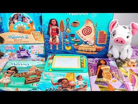 Unboxing Special Disney Moana Toys Collection | Moana Ocean Adventure Exclusive Playset Review