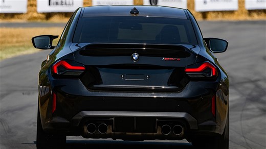 New BMW M2 CS on the hill at Goodwood