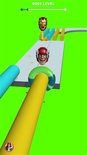 Iron Man 🧡 Vs Ant Man ❤️🤯 Blob Shifter 3d Boss Level #shorts #gameplay #games #gaming