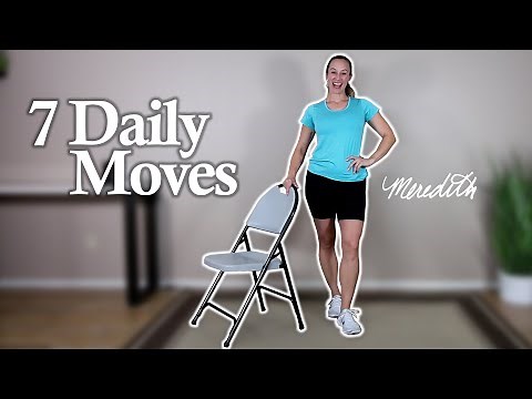 Senior Fitness | 7 Moves You Should Do Everyday For Beginners | 8 Min