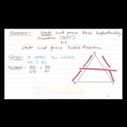 Basic ProportionalityTheorem #basicproblems #mathematics