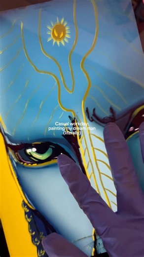 #artshorts #art #workingartist #alienart #aliens #galacticvibes #workday #oilpainting #fypシ