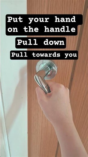 How to operate a door step by step! First beginners