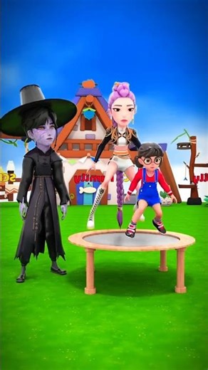 Rumi & Tani Go Extreme 😳🔥 Super Jump Adventure Gone Wrong! #sanjubaba #scaryteacher\r#caketraining