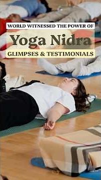 4th Worldwide Yoga Nidra Celebration Highlights ✨ #yoganidra #meditation