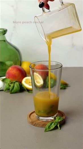 Easy Basil Peach Cold Brew Recipe for Iced Coffee Lovers