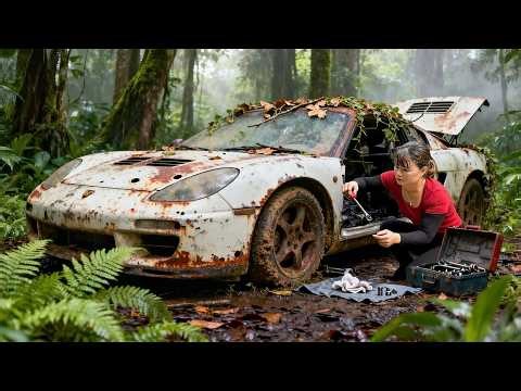 Restoring a Flood-Damaged Abandoned Convertible (Start to Finish) | by @NewBlacksmithGirl