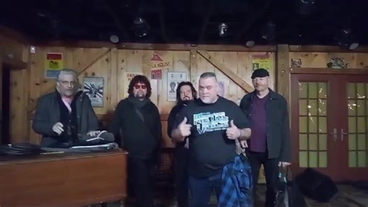 Rich GRIMALDI filling in for the man on the street Kenny Kessel in NY with Carmine Appice Cactus, doing a shout out | The Metal Voice