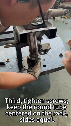 The important ways of the steering assist assembly ,handlebar anti-shake device,Pls follow me 🛺#EV