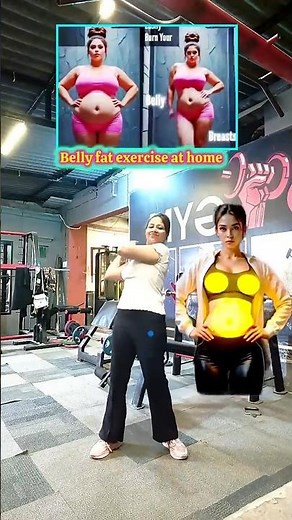 The fastest way to burn belly fat #fatloss #workout #fitness# at home workout