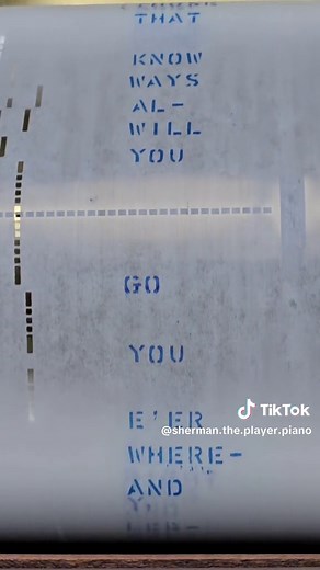 Sherman the Player Piano on TikTok